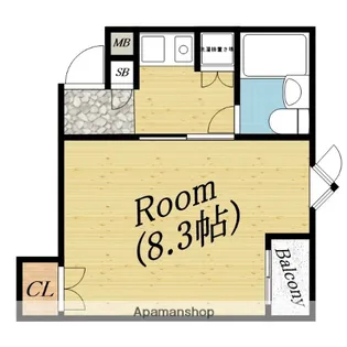 パレ・ドゥ・ナカミヤ【2階】の間取り