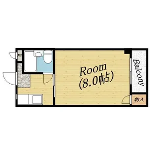 コーポ中宮【2階】の間取り