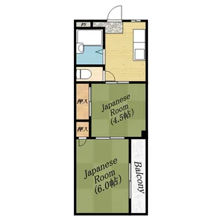 コーポ中宮【3階】の間取り