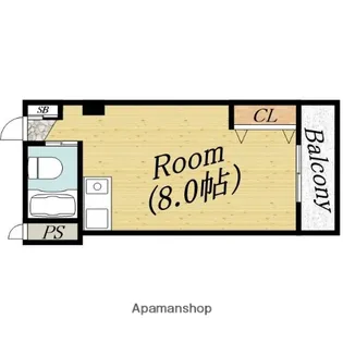 BOOKSビル【4階】の間取り