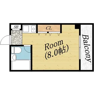 BOOKSビル【4階】の間取り