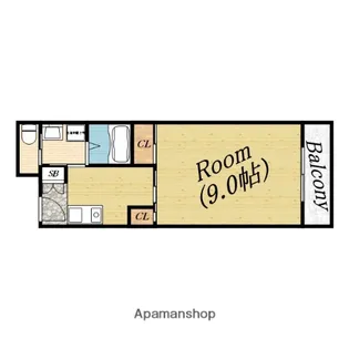 アッシュコート千林【7階】の間取り