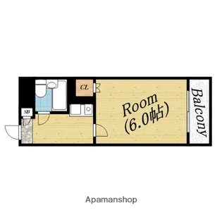 リッチハイツ城北【2階】の間取り