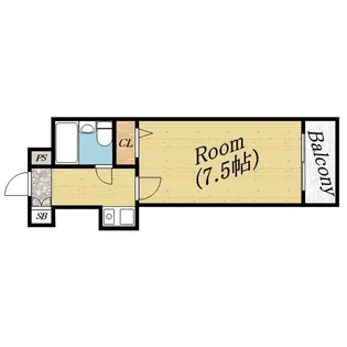 1Kの間取り画像