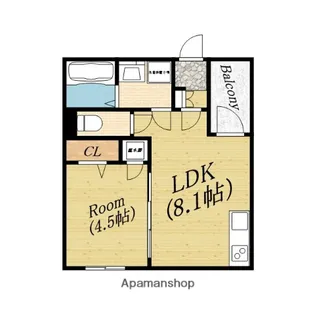 ジオグラン【2階】の間取り