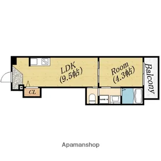 ジオグラン【2階】の間取り
