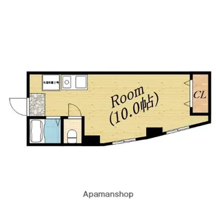 エレガント中宮【3階】の間取り