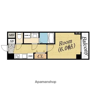 クレアート北大阪レヴァンテ【9階】の間取り