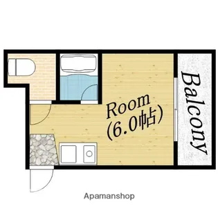 アーバンフラット長谷川【1階】の間取り