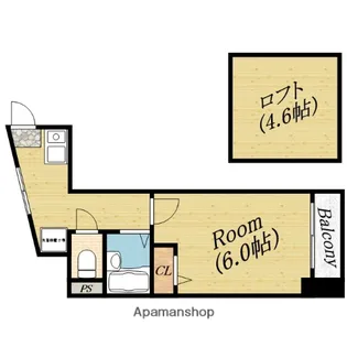 メゾンイストワール【5階】の間取り