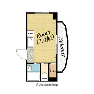 有馬パレス千林【4階】の間取り