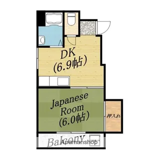 今市ハイツ【4階】の間取り