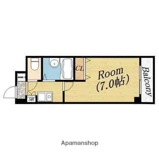 ソルテーラ旭【3階】の間取り