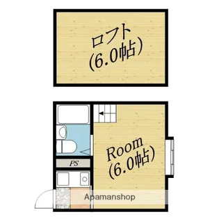 サンロイヤル【2階】の間取り