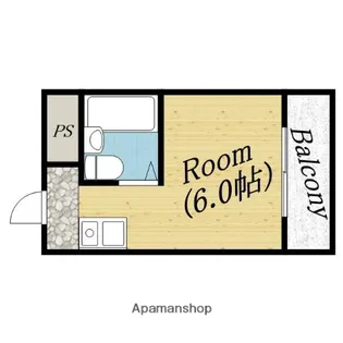 エトワール新森【4階】の間取り