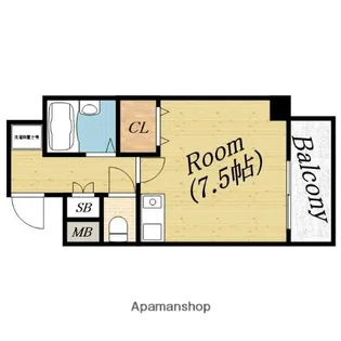 DS大宮【5階】の間取り