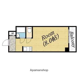 リバーランドビル【3階】の間取り