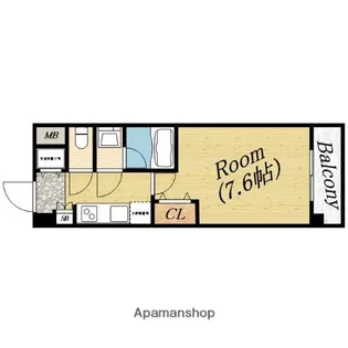 ラドゥセール城北【2階】の間取り