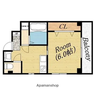 コンフォール千林【5階】の間取り