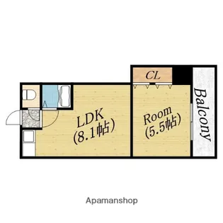 第一山一ビル【2階】の間取り