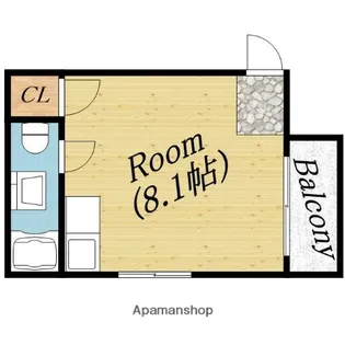 シャルム今市【4階】の間取り