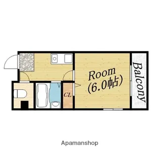 ベルエーキップ【3階】の間取り