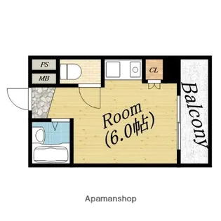 エクソン高殿【2階】の間取り