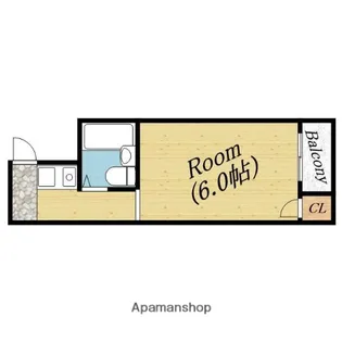 メゾン関目【4階】の間取り