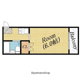 メゾン関目【1階】の間取り