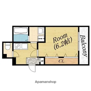 アレグリア千林【1階】の間取り