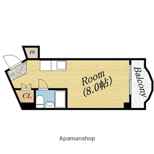 東邦ハイツ【2階】の間取り
