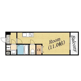 パーラム高殿【3階】の間取り