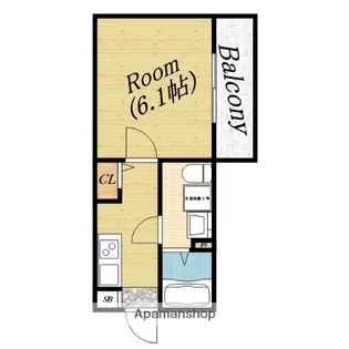 シエル高殿【2階】の間取り