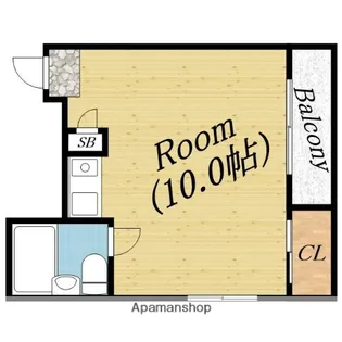 メゾンドール高殿【1階】の間取り