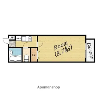 吉田ハイツ【1階】の間取り