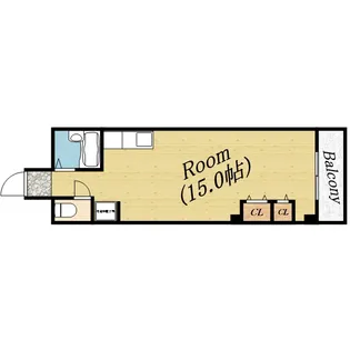 マンション津村【2階】の間取り