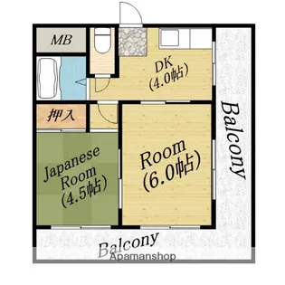 ジョーテラス関目【3階】の間取り