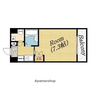 1Kの間取り画像