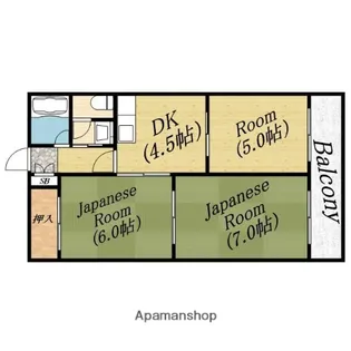 ホワイトハイツ【3階】の間取り