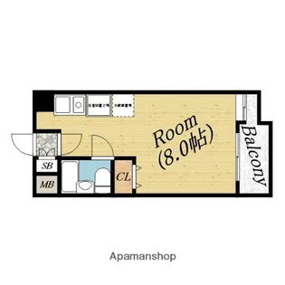 エスティライフ新森古市【2階】の間取り