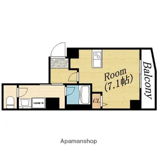 HRフロントリーガル新森【2階】の間取り