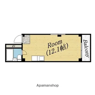 サンハイツ新森【4階】の間取り
