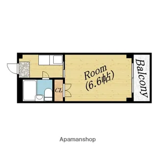 サンハイツ新森【3階】の間取り