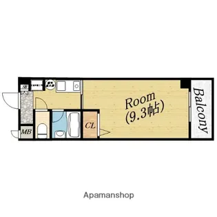 ギャレグラン【3階】の間取り