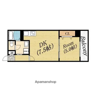 ヴィレッタ新森公園【4階】の間取り