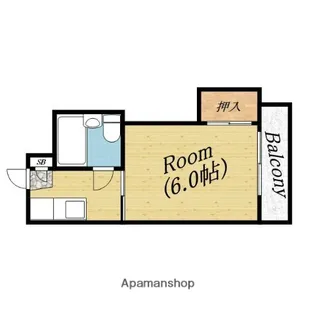 マンション幹【4階】の間取り