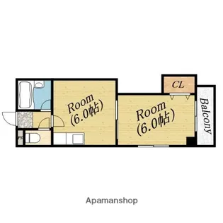 アビタシオンエース【4階】の間取り