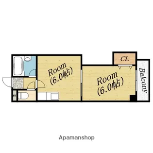 アビタシオンエース【4階】の間取り