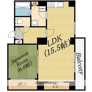 メゾンラフォーレ【3階】の間取り