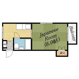 タチバナハイツ【2階】の間取り